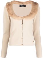 Blumarine cardigan à encolure ronde - Marron