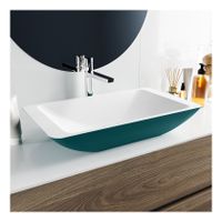 Waskom Mondiaz Topi | 60x10x35 cm | Solid Surface | Vrijstaand | Rechthoekig | Smag
