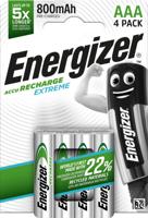 Energizer herlaadbare batterijen Extreme AAA, blister van 4 stuks - thumbnail