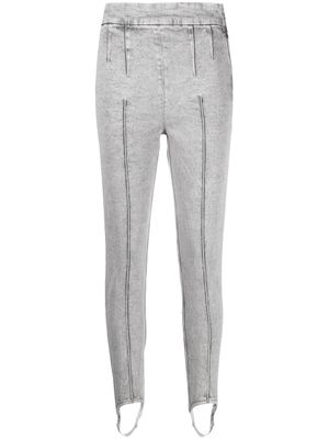 ISABEL MARANT pantalon skinny à sous-pieds - Gris