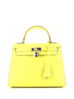 Hermès Pre-Owned 2022 pre-owned Kelly 25 tas - Geel - thumbnail