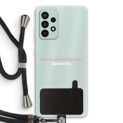 gij beslist: Samsung Galaxy A52s 5G Transparant Hoesje met koord