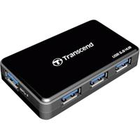 Transcend TS-HUB3K USB 3.2 Gen 1-hub 4 poorten Zwart