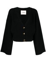 AERON cardigan Morrow à col v - Noir - thumbnail