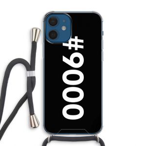 #9000: iPhone 12 Transparant Hoesje met koord