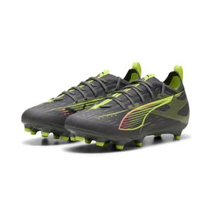 PUMA Ultra 5 Pro Gras / Kunstgras Voetbalschoenen (MG) Kids Donkergrijs Geel Roze