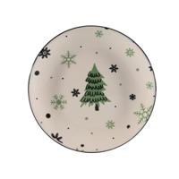 Bord everlands kunstkerstboom deco Ø19cm