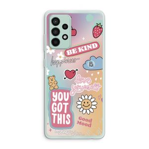 Positivity: Samsung Galaxy A52s 5G Transparant Hoesje