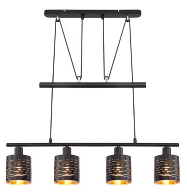 Globo Eetkamer hanglampTunno met 4 kapjes - 15342-4HZ