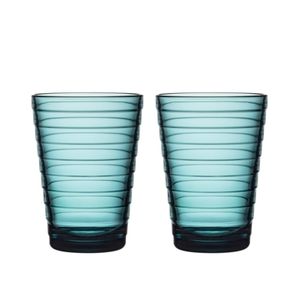 Iittala Aino Aalto Waterglas 0,33 l Zeeblauw, per 2