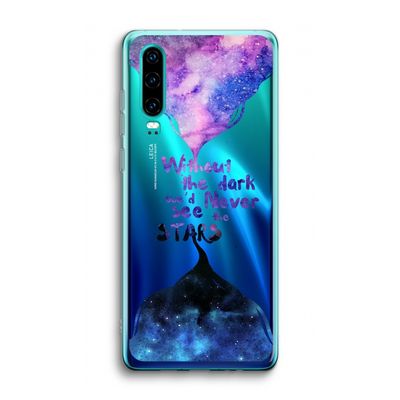 Stars quote: Huawei P30 Transparant Hoesje