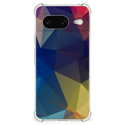 Google Pixel 8 Shockproof Case Polygon Dark Google Pixel 8 Shockproof Case Polygon Dark