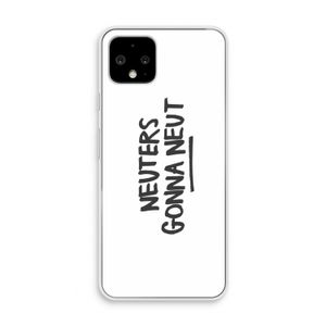 Neuters: Pixel 4 Transparant Hoesje