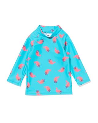 HEMA Babyzwemshir UPF40+ garnalen felblauw (felblauw)