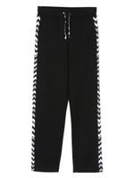 Missoni Kids pantalon de jogging à imprimé zig zag - Noir