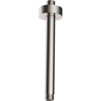 Wiesbaden Caral Plafond Douchearm 20cm - Geborsteld Staal