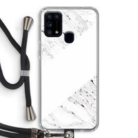 Biggest stripe: Samsung Galaxy M31 Transparant Hoesje met koord