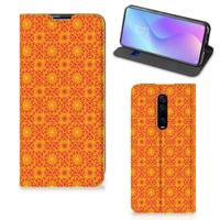 Xiaomi Mi 9T Pro | Hoesje met Magneet | Batik Oranje