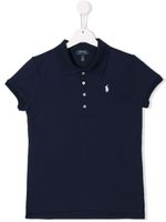 POLO RALPH LAUREN KIDS polo à logo brodé - Bleu