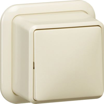 Gira wisselschakelaar opbouw creme