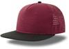 Atlantis AT424 Bank Five Cap Recycled - Burgundy/Black - One Size