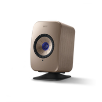 KEF Combi Deal LSX II Wireless Stereo Speakers + P1 Desk pad tafelstandaard - Goud/Zwart KEF Combi Deal LSX II Wireless Stereo Speakers + P1 Desk pad tafelstandaard - Goud/Zwart