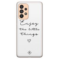 Samsung Galaxy A53 siliconen hoesje - Enjoy life