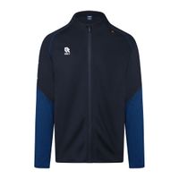 Robey Performance Full-Zip Trainingsjack Zwart Donkerblauw - thumbnail