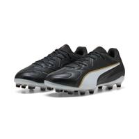PUMA King 20 Pro Gras / Kunstgras Voetbalschoenen (MG) Zwart Wit Goud