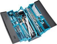 HAZET Metalen gereedschapskast - met assortiment 190/80 - 80-delig - 0,4 x 2,5 - 1,2 x 8 - 3 - 41 - PH1 - PH3 - PZ1 - PZ2
