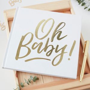 Ginger Ray OB-128 Oh Baby Gastenboek