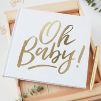 Ginger Ray OB-128 Oh Baby Gastenboek