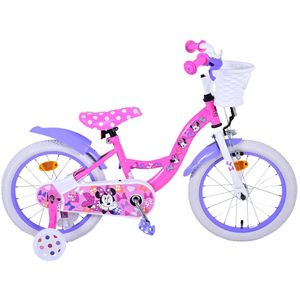 Disney Meisjesfiets Minnie Cutest Ever! 16 Inch 29 cm Meisjes Terugtraprem Roze