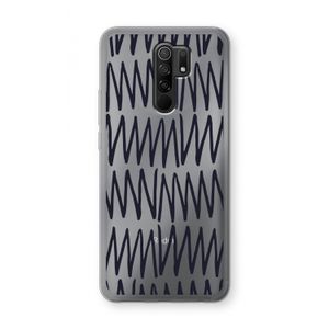 Marrakech Zigzag: Xiaomi Redmi 9 Transparant Hoesje