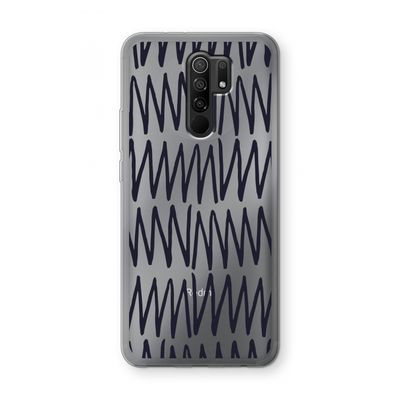 Marrakech Zigzag: Xiaomi Redmi 9 Transparant Hoesje