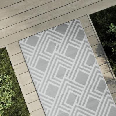 VidaXL Buitenkleed arakil 80x250 cm pp grijs