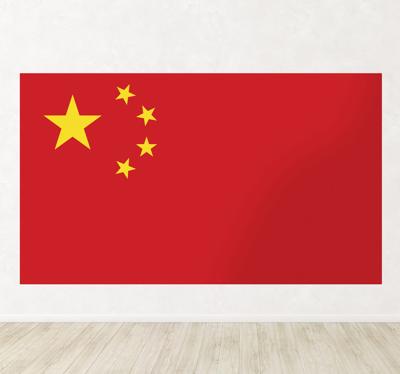 Muursticker vlag China