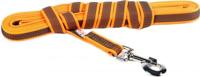 Lange lijn hond - Antislip - 20mm x 5m - Met handvat - Oranje