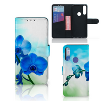 Alcatel 1S 2020 Hoesje Orchidee Blauw - Cadeau voor je Moeder