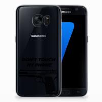 Samsung Galaxy S7 Silicone-hoesje Pistol DTMP Samsung Galaxy S7 Silicone-hoesje Pistol DTMP