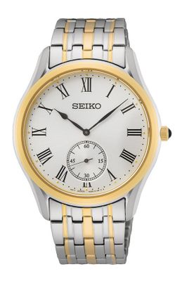 Seiko SRK048P1 Horloge staal zilver-en goudkleurig 39 mm