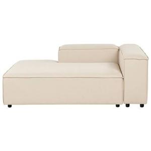 Beliani - ARDAL - Chaise longue - Beige - Rechtszijdig - Polyester