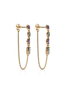 Dinny Hall boucles d'oreilles pendantes serties de cristaux