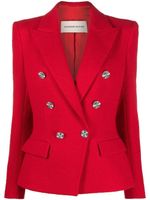 Alexandre Vauthier blazer à boutonnière croisée - Rouge - thumbnail