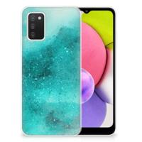Smartphone hoesje Samsung Galaxy A03S Painting Blue