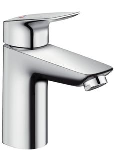 Hansgrohe Logis Coolstart wastafelkraan 100 zonder waste Chroom