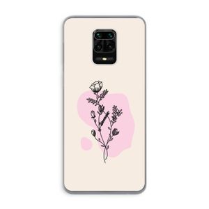 Roses are red: Xiaomi Redmi Note 9 Pro Transparant Hoesje