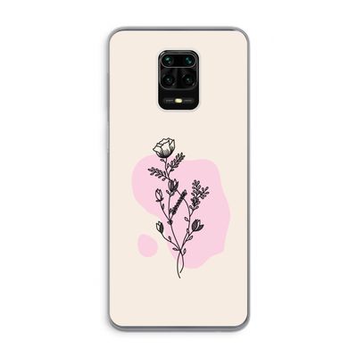 Roses are red: Xiaomi Redmi Note 9 Pro Transparant Hoesje