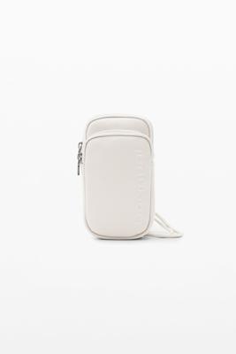 Leather-effect wallet phone pouch - WHITE - U Leather-effect wallet phone pouch - WHITE - U