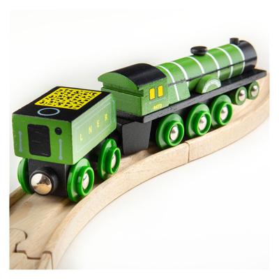 Bigjigs houten trein flying scotsmann